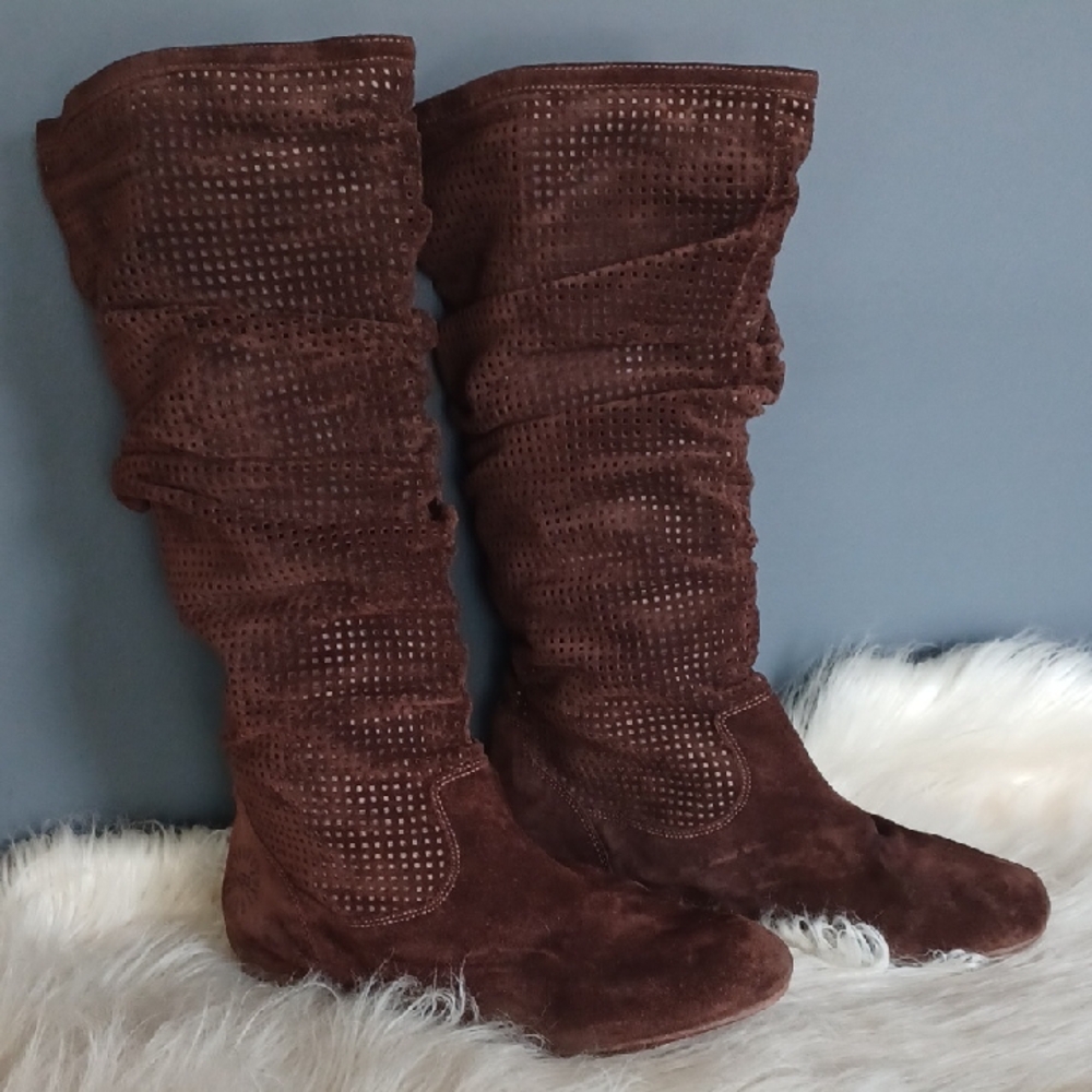 UGG Suede Slouchy Boots